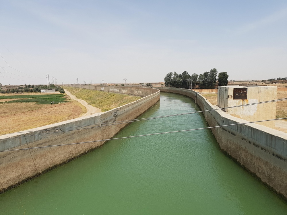 U.S. Military Civil Engineers Assist Deir ez-Zor Civil Council Engineers with Suwar Water Pump Station