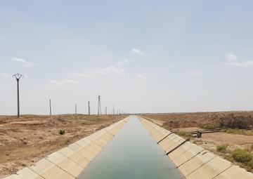 U.S. Military Civil Engineers Assist Deir ez-Zor Civil Council Engineers with Suwar Water Pump Station