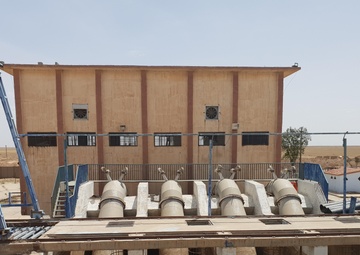 U.S. Military Civil Engineers Assist Deir ez-Zor Civil Council Engineers with Suwar Water Pump Station