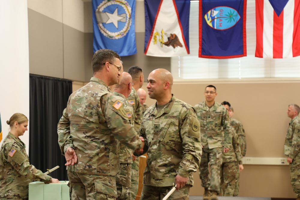 Fort McCoy NCO Academy Battle Staff Course 006-19 Graduation.