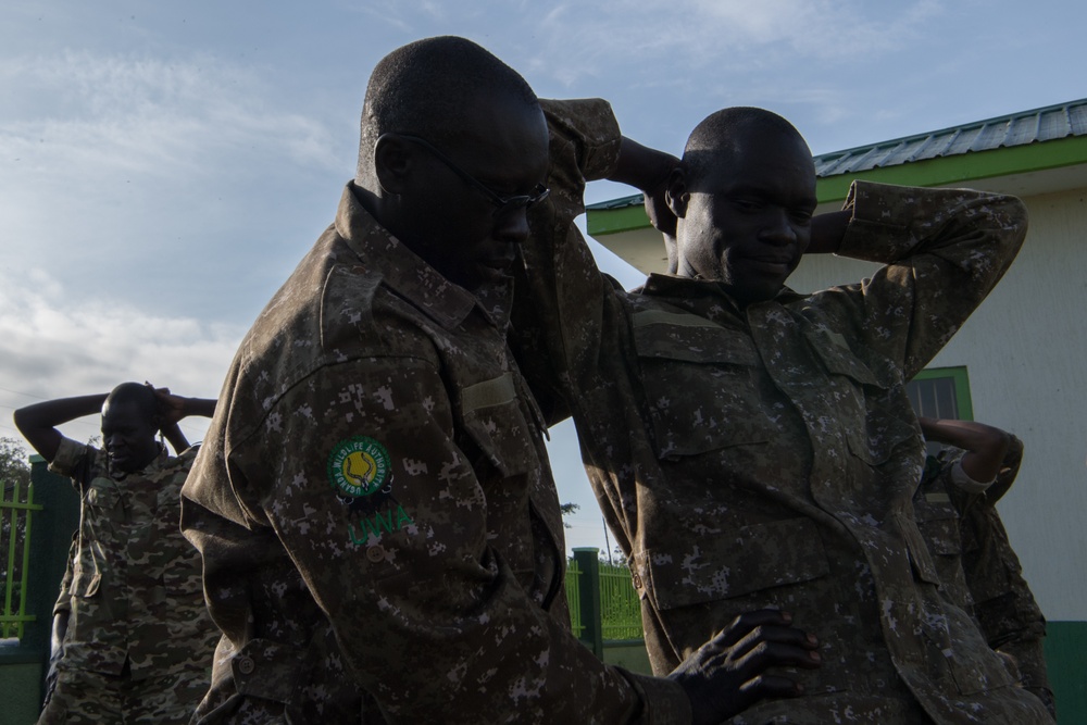 U.S. Army conducts Search and Apprehension Training for Uganda Wildlife Authority