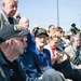 World War II Veteran watches the crowd