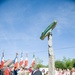 Leaders lay wreath during ceremony