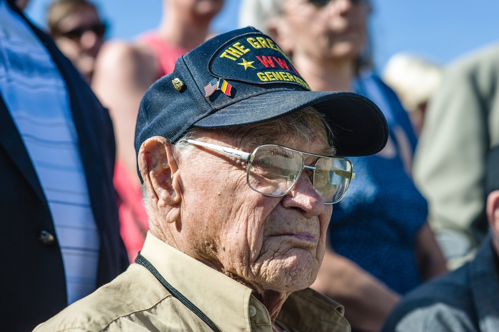 World War II veteran attends ceremony