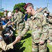 Paratrooper greets World War II veterans