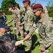 Sky Soldier greets World War II veteran