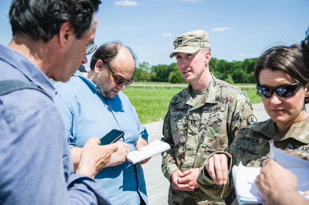 Soldier interviewed by French media