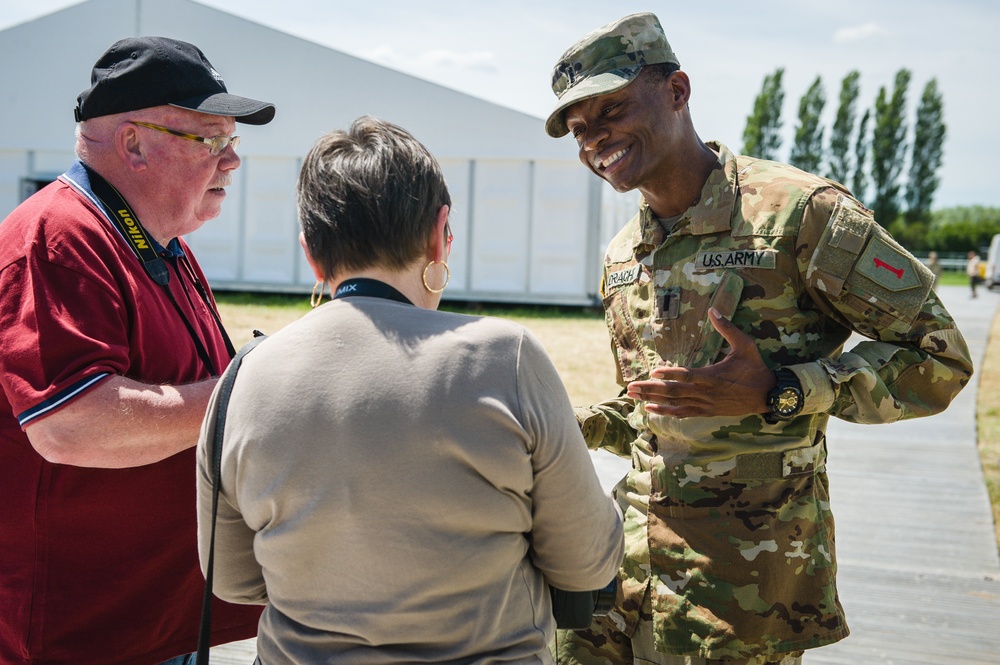 Lieutenant interviewed by French media