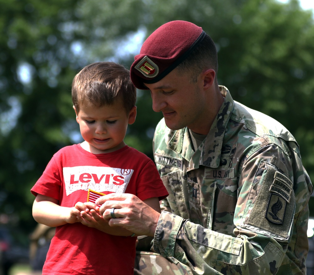 173rd Airbone Brigade Combat Team arrives for D-Day 75