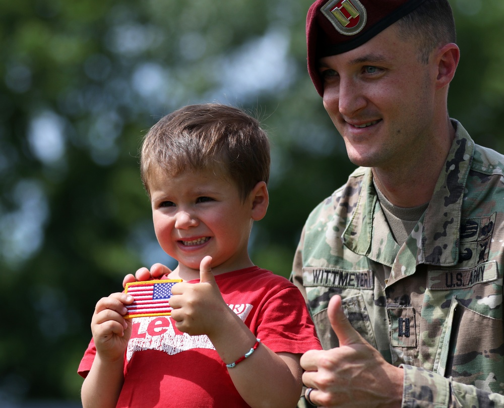 173rd Airbone Brigade Combat Team arrives for D-Day 75