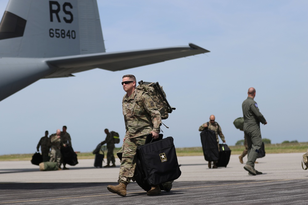 173rd Airbone Brigade Combat Team arrives for D-Day 75