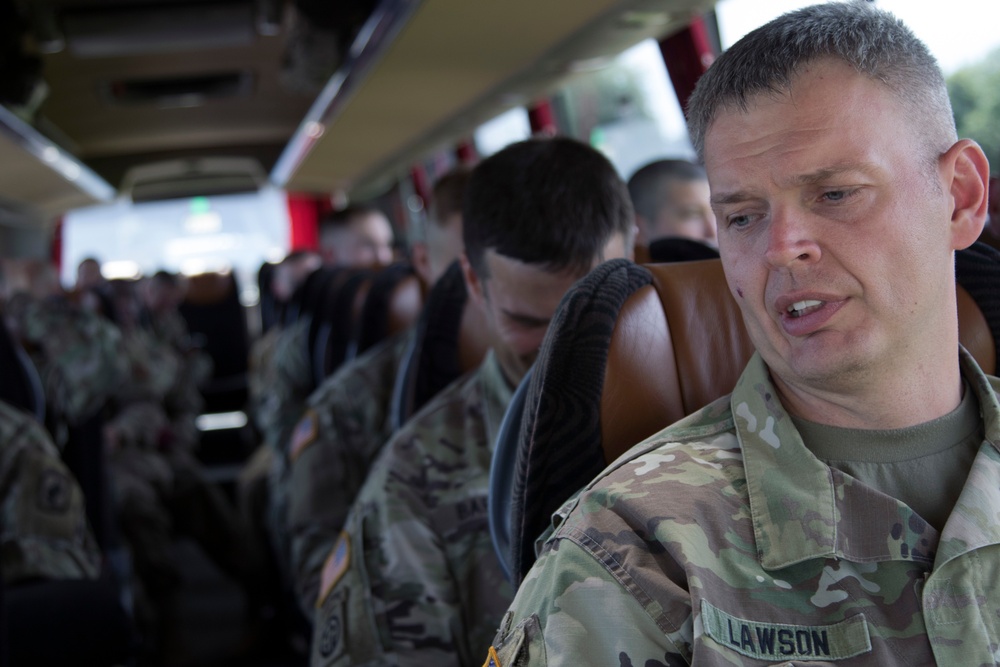 173rd Airbone Brigade Combat Team arrives for D-Day 75