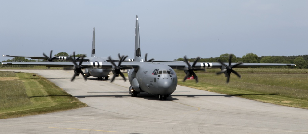 173rd Airbone Brigade Combat Team arrives for D-Day 75