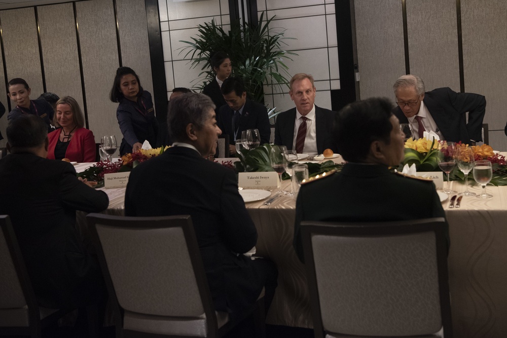 Acting Secretary of Defense Attends Ministerial Discussion and Lunch