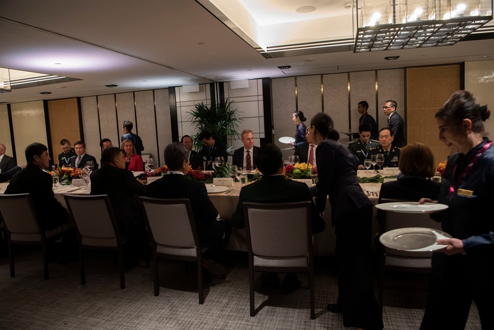 Acting Secretary of Defense Attends Ministerial Discussion and Lunch