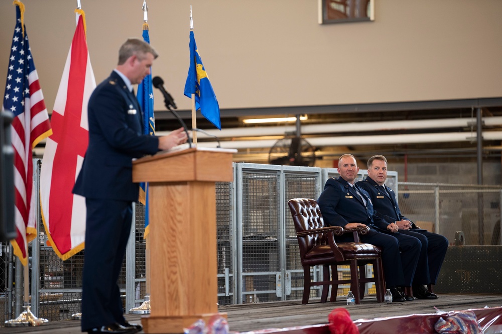 187th Maintenance Group Change of Command