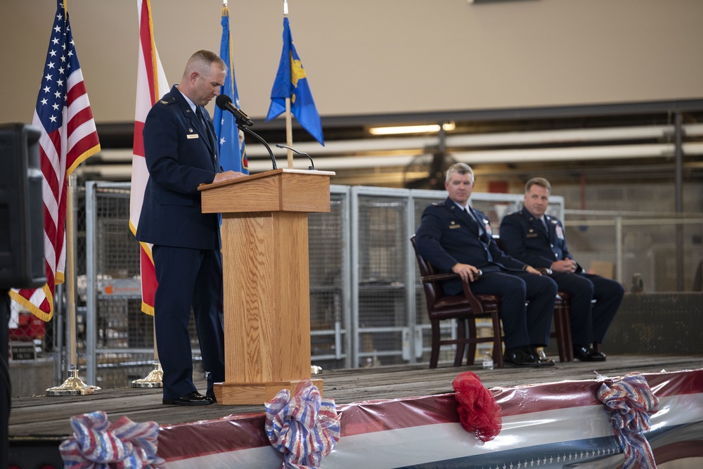 187th Maintenance Group Change of Command