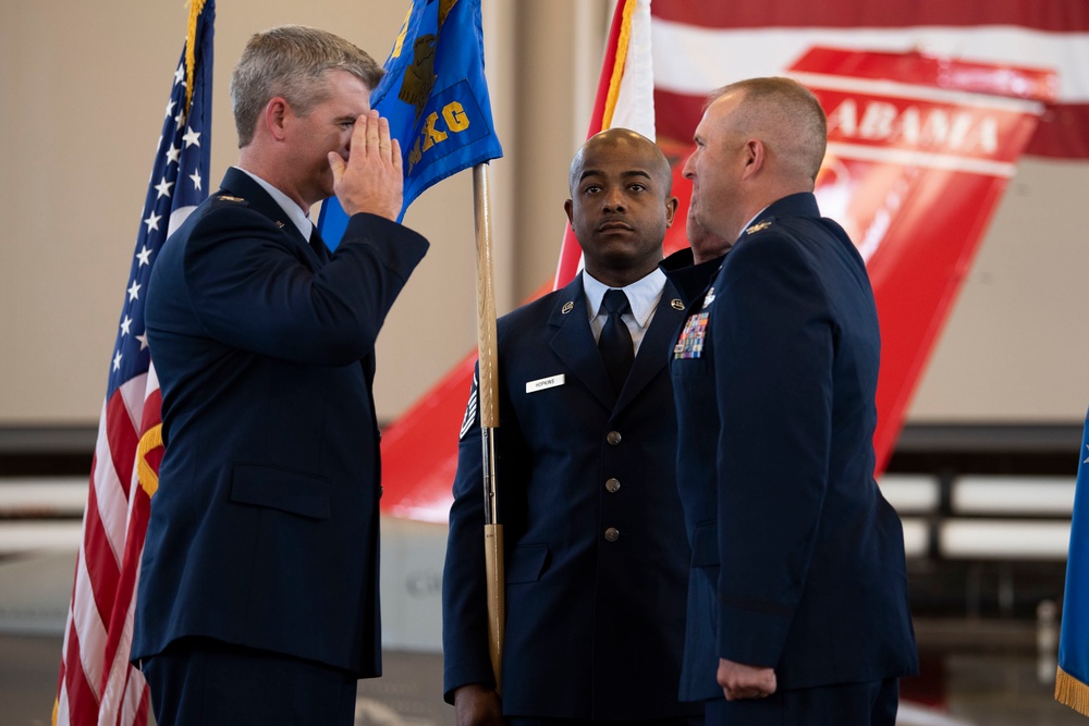 187th Maintenance Group Change of Command