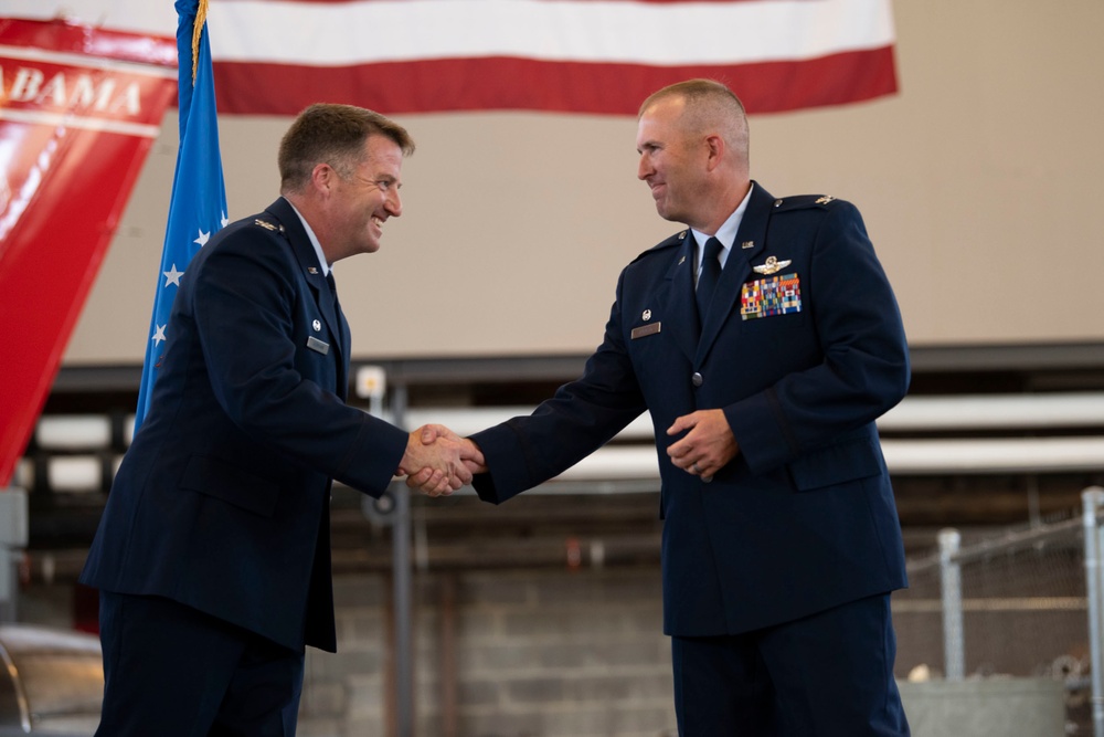 187th Maintenance Group Change of Command