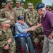 Veterans shake hands