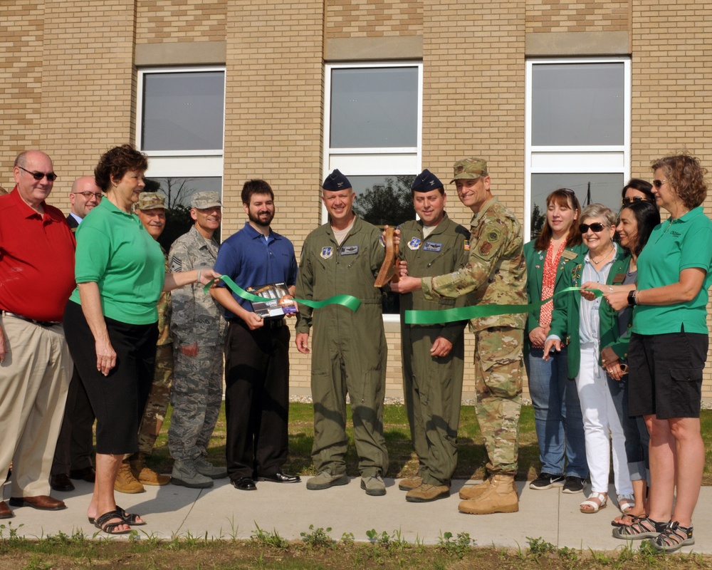 Ribbon Cutting, Cosolidated Support Facility