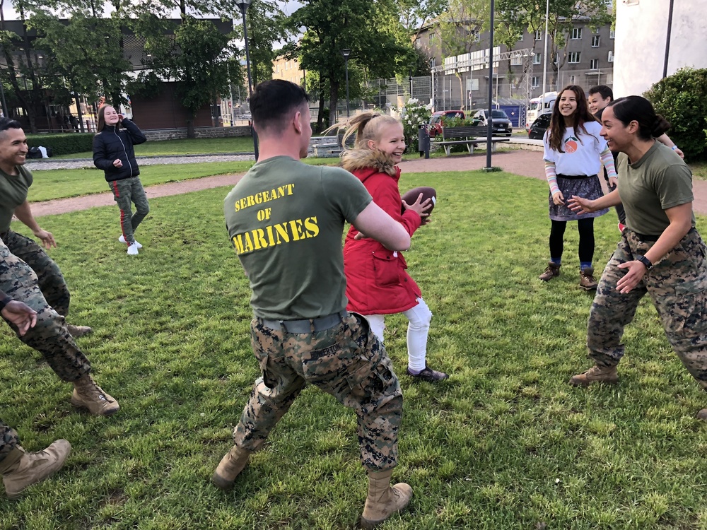U.S. Marines visit Estonian Scout Union and Rescue Board