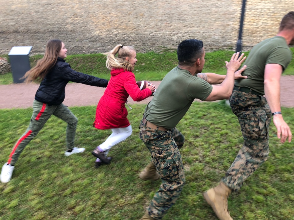 U.S. Marines visit Estonian Scout Union and Rescue Board