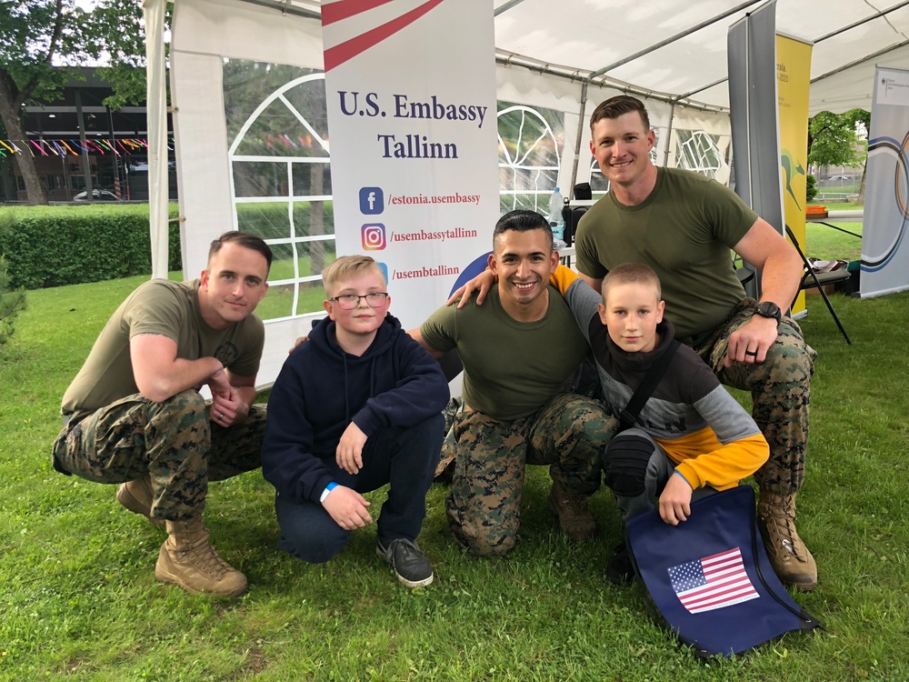U.S. Marines visit Estonian Scout Union and Rescue Board