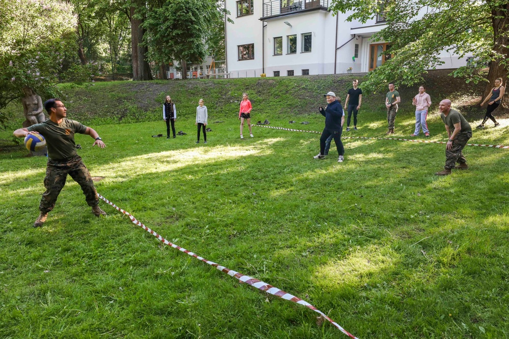 U.S. Marines visit Estonian Scout Union