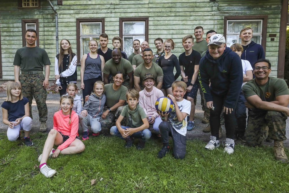 U.S. Marines visit Estonian Scout Union