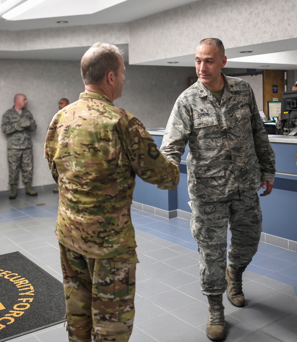 Maj. Gen. Visits Fresno Air National Guard Base