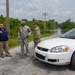 Illinois National Guard Soldiers discuss levee patrol operations