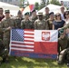 US Soldiers interact with Polish community
