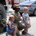 US Soldiers interact with Polish community