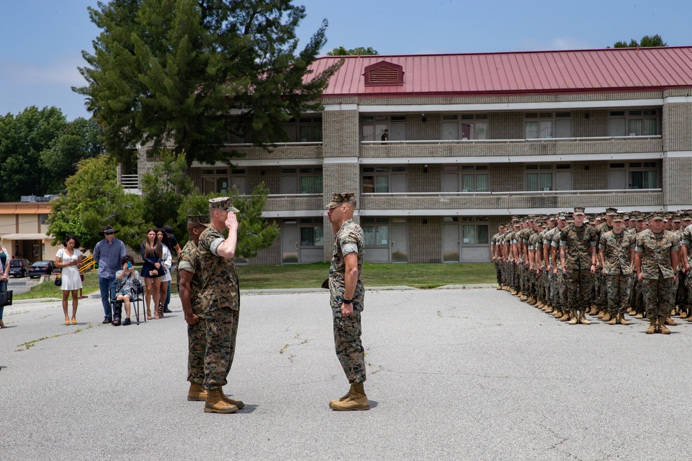 Staff Sgt. Chase C. Hunter McGroty-Hunter awarded Navy and Marine Corps Commendation Medal