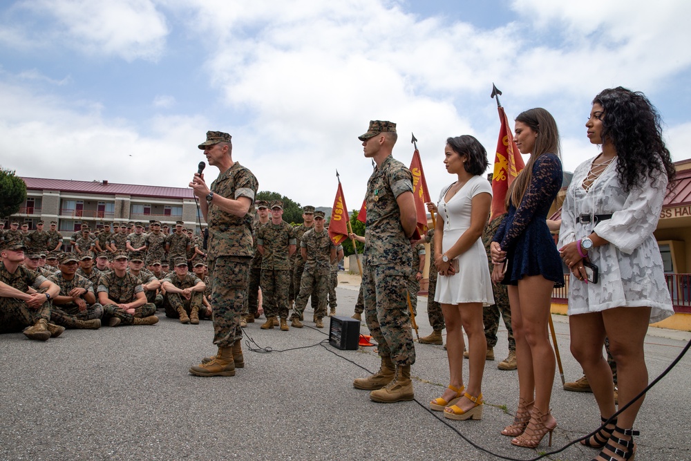 Staff Sgt. Chase C. Hunter McGroty-Hunter awarded Navy and Marine Corps Commendation Medal