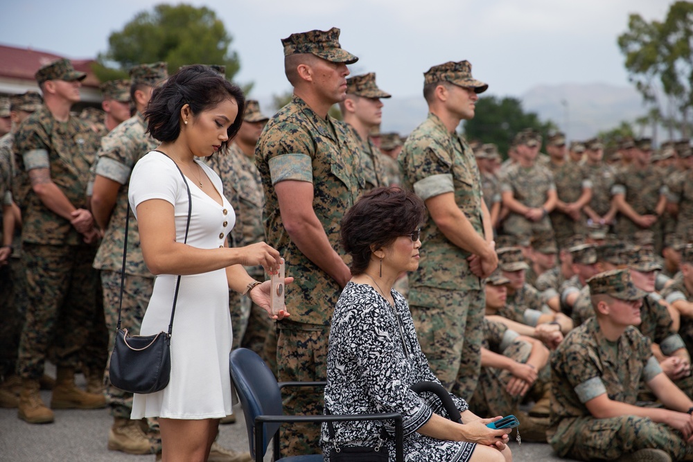 Staff Sgt. Chase C. Hunter McGroty-Hunter awarded Navy and Marine Corps Commendation Medal