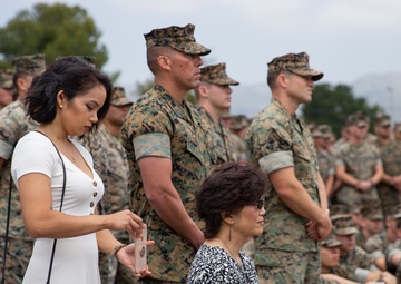Staff Sgt. Chase C. Hunter McGroty-Hunter awarded Navy and Marine Corps Commendation Medal