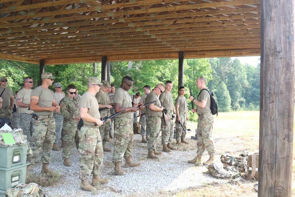 Baton training, Ardent Sentry 2019, Camp McCain