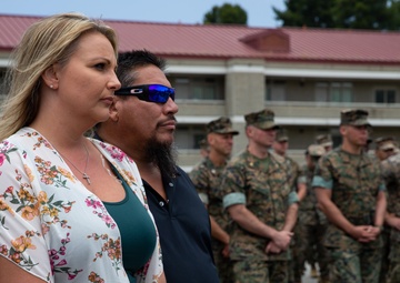 Staff Sgt. Chase C. Hunter McGroty-Hunter awarded Navy and Marine Corps Commendation Medal