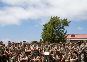 Staff Sgt. Chase C. Hunter McGroty-Hunter awarded Navy and Marine Corps Commendation Medal