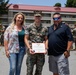 Staff Sgt. Chase C. Hunter McGroty-Hunter awarded Navy and Marine Corps Commendation Medal