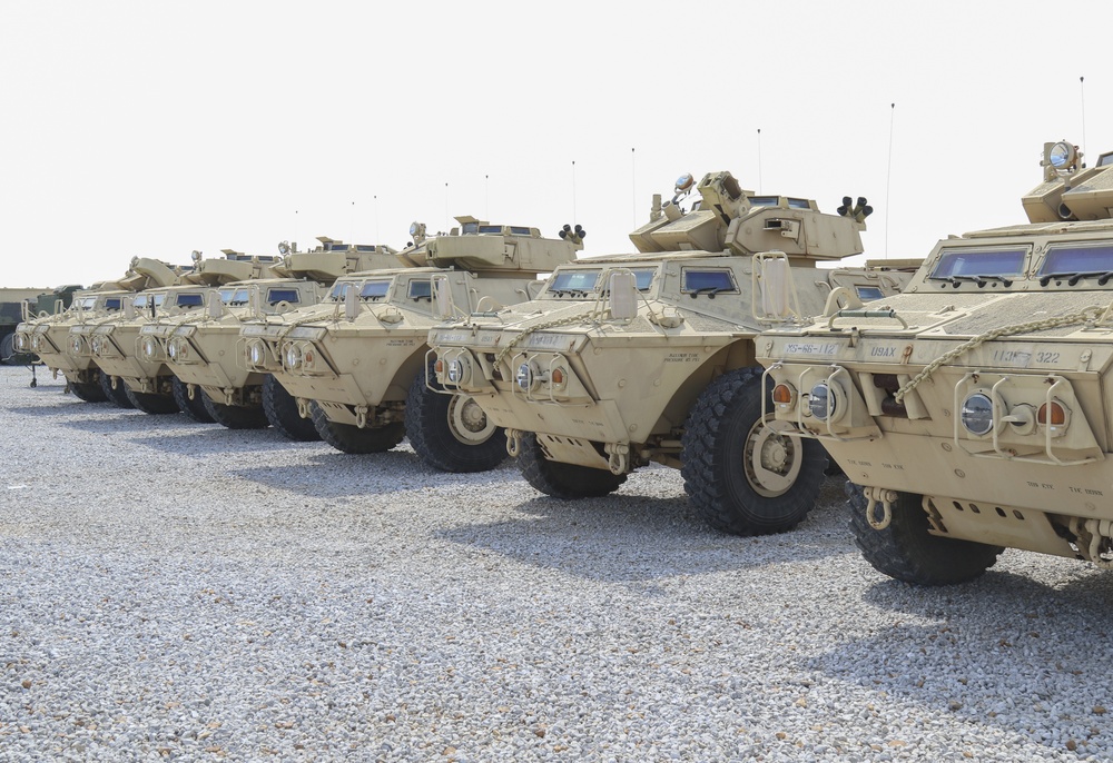 A line of armor, Ardent Sentry 2019, Camp McCain