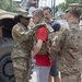 US Soldiers interact with Polish community