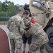 US Soldiers interact with Polish community