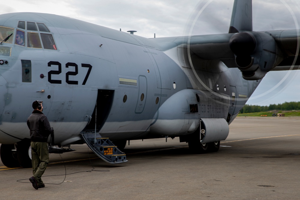 U.S. Marines Conduct Low Altitude Training