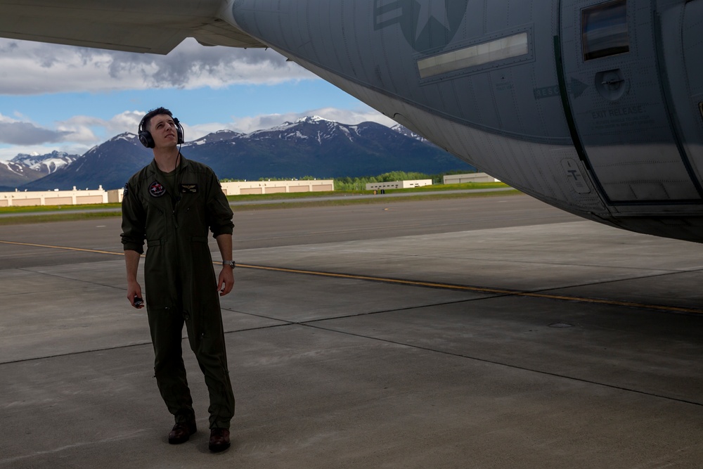 U.S. Marines land and take off at JBER Alaska