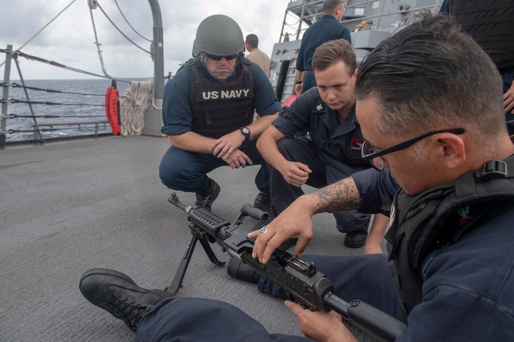 USS McCampbell Conducts Live-Fire Exercise