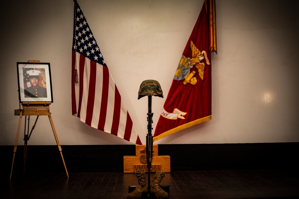 MRF-D commemorates fallen marine during memorial service