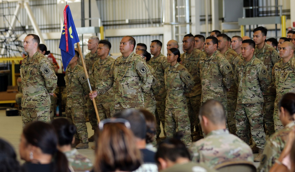 Hawaii Amy National Guard soldiers return home